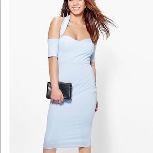 brand new with tags light blue sweetheart dress!